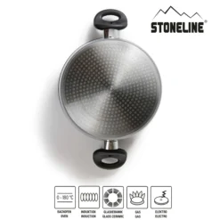 STONELINE Kochtopf 18 cm | mit Deckel