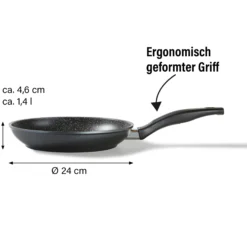 STONELINE Made in Germany Bratpfanne 24 cm | ohne Deckel