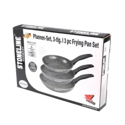 STONELINE Pfannen-Set 3-teilig 20/24/28 cm | ohne Deckel