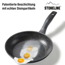 STONELINE Pfannen-Set 3-teilig 20/24/28 cm | ohne Deckel