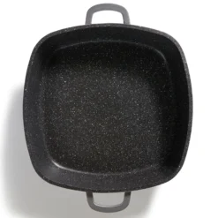 STONELINE Servierpfanne Eckig 28 cm | mit Deckel