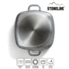 STONELINE Servierpfanne Eckig 24 cm | mit Deckel