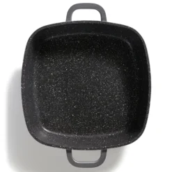 STONELINE Servierpfanne Eckig 24 cm | mit Deckel