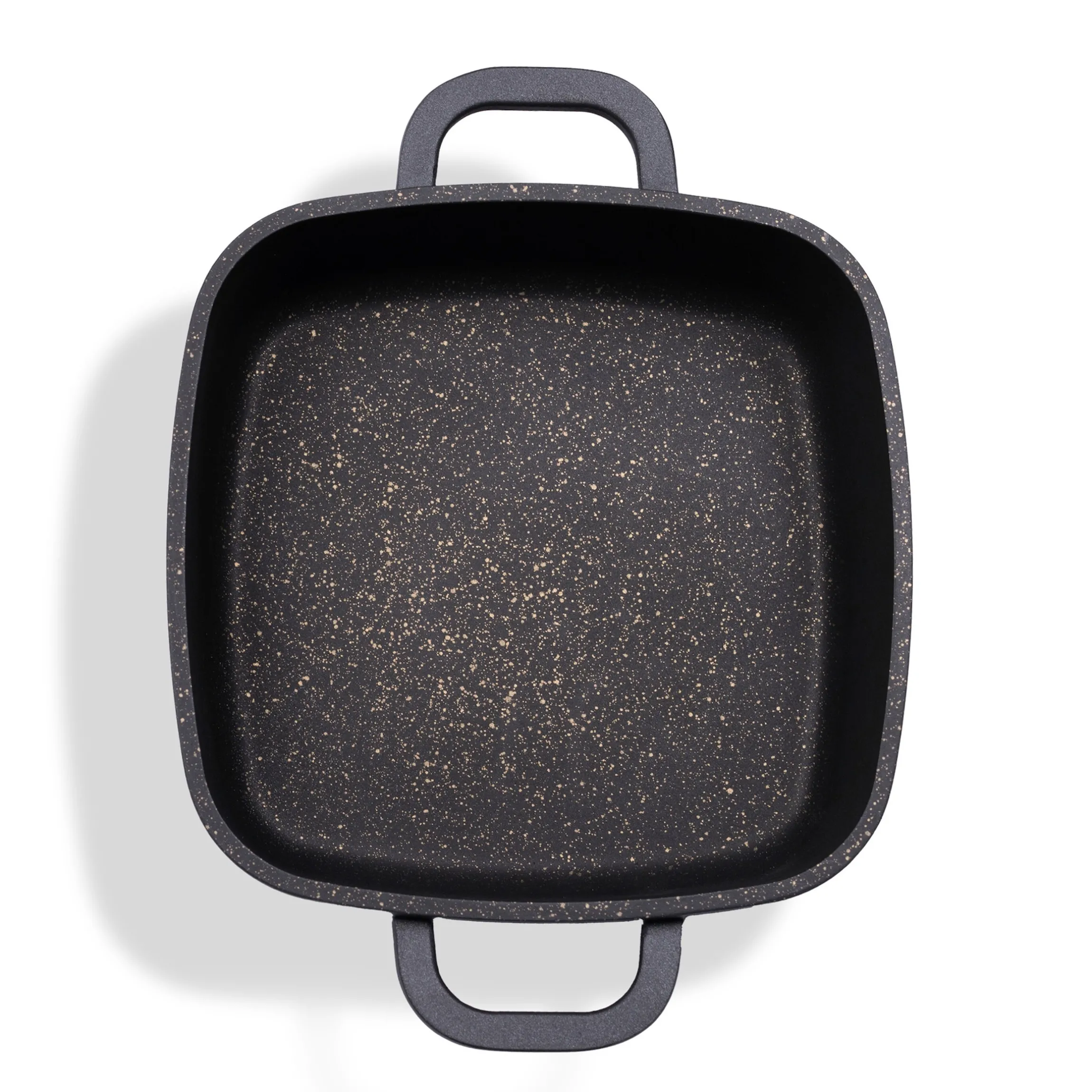 STONELINE Servierpfanne Eckig 20 cm Roségold | mit Deckel