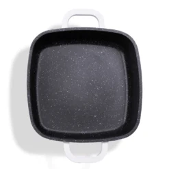 STONELINE Servierpfanne Eckig 20 cm Mint | mit Deckel
