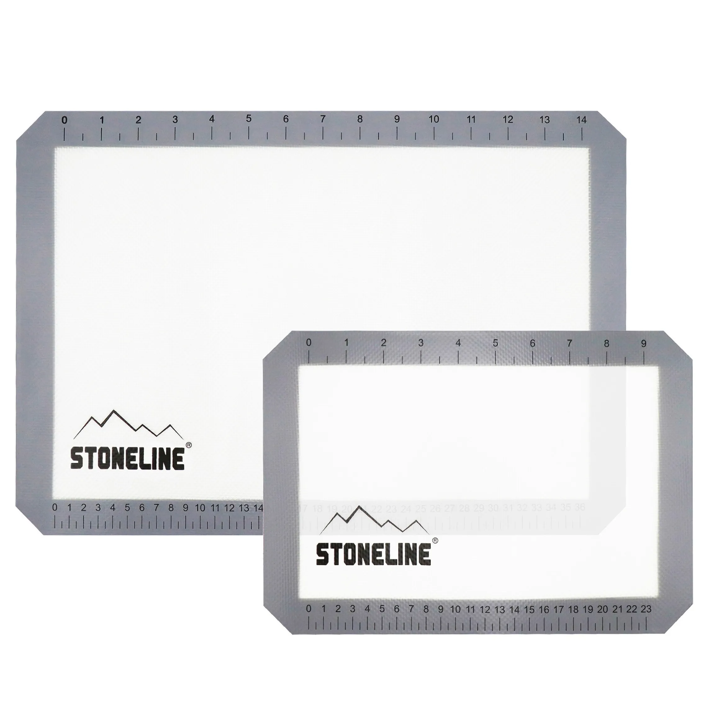 STONELINE Silikon Backmatte 29,5x21 und 42x29,5 cm Set 2-teilig