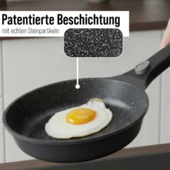 STONELINE SMART Bratpfanne 20 cm | ohne Deckel - Grau