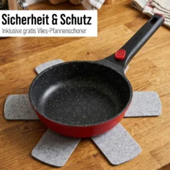 STONELINE SMART Bratpfanne 20 cm | ohne Deckel - Rot