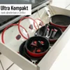 STONELINE SMART Kochgeschirr-Set 8-teilig 18/20/24 | mit Deckeln - Rot