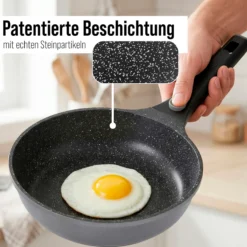 STONELINE SMART Pfannen-Set 2-teilig 24/28 | ohne Deckel - Grau