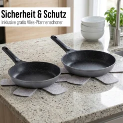 STONELINE SMART Pfannen-Set 2-teilig 24/28 | ohne Deckel - Grau