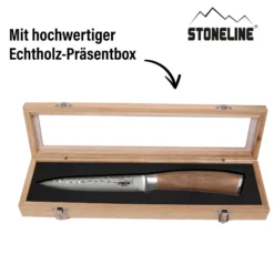 STONELINE Universalmesser 24 cm | 67 Lagen Damastmesser