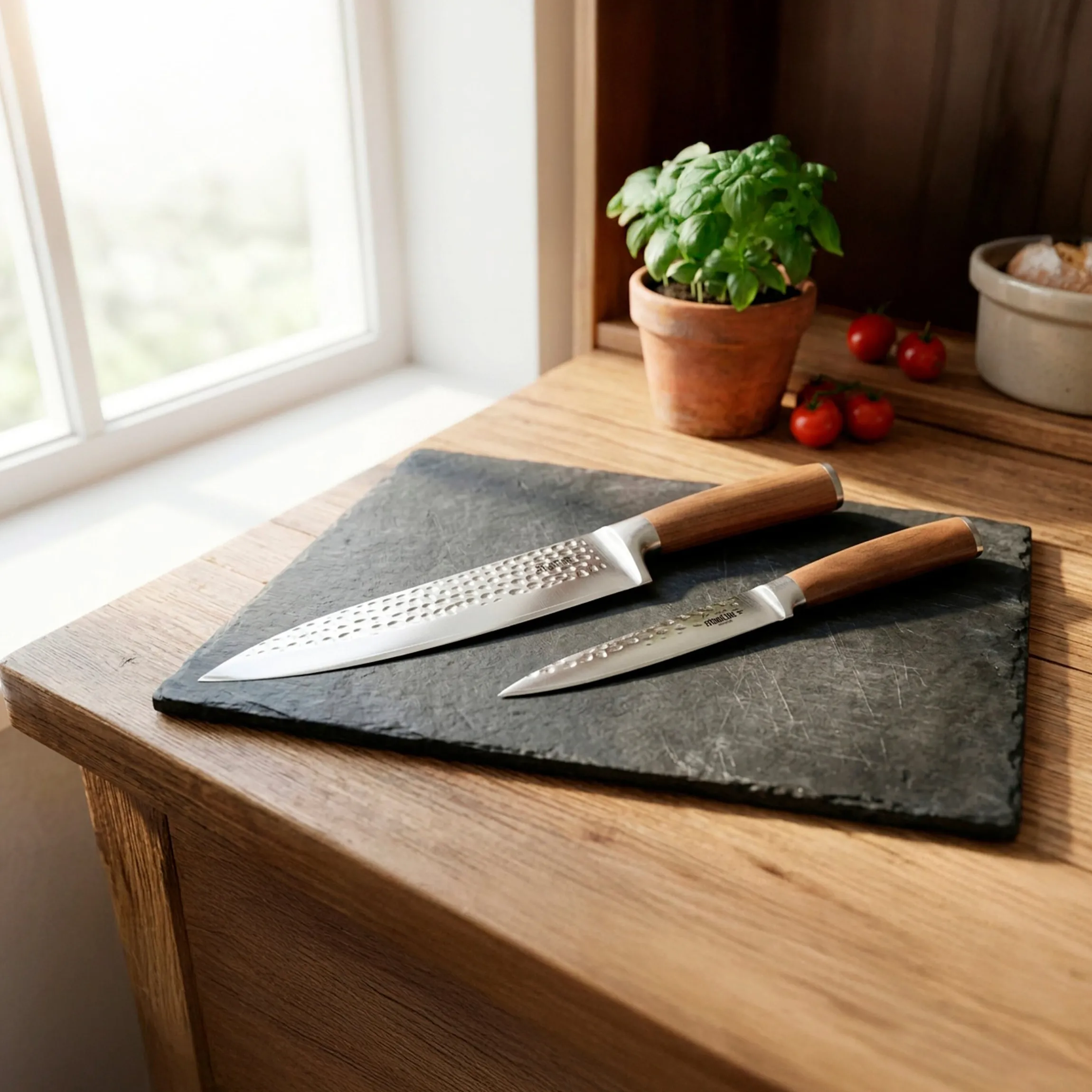 STONELINE Universalmesser 24 cm | 67 Lagen Damastmesser