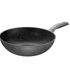 STONELINE Wok 30 cm | Grau