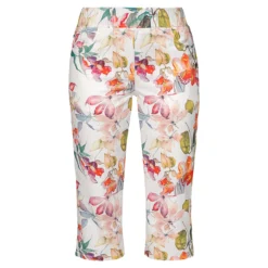 Stretch-Caprihose „Sommerblüte“