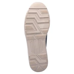 Stretch-Halbschuh mit Leder-Decksohle „Stefanie“ blau