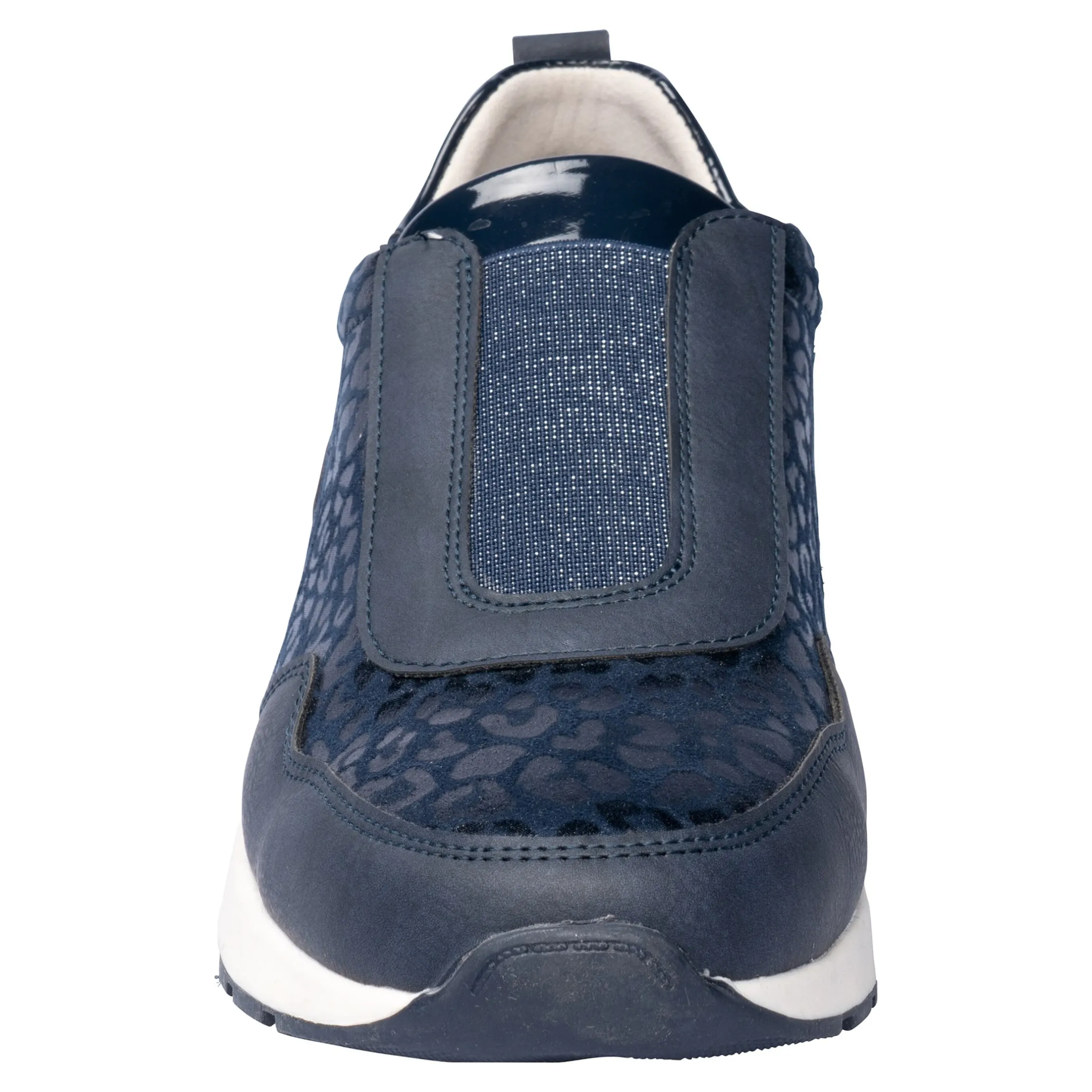 Stretch-Sneaker "Leo" blau
