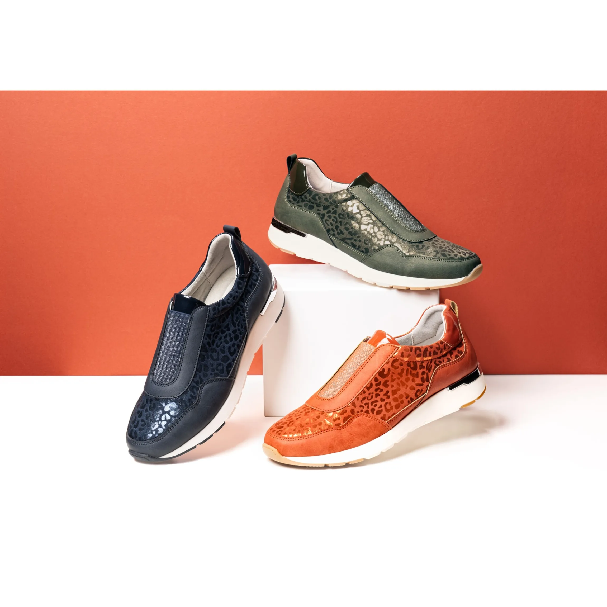 Stretch-Sneaker "Leo" rost