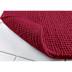 Super-Soft-Badematte, 80x50 cm bordeaux