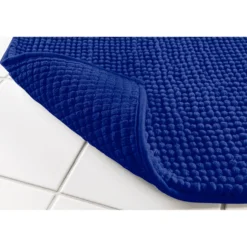 Super-Soft-Badematte, 80x50 cm dunkelblau