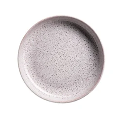 Suppenteller-Set, Steinzeug Alpenwiese Beere / Creme