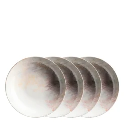 Suppenteller-Set, Steinzeug Aquarellia