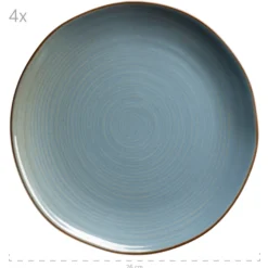 Tafelservice, Keramik Nottingham Blau