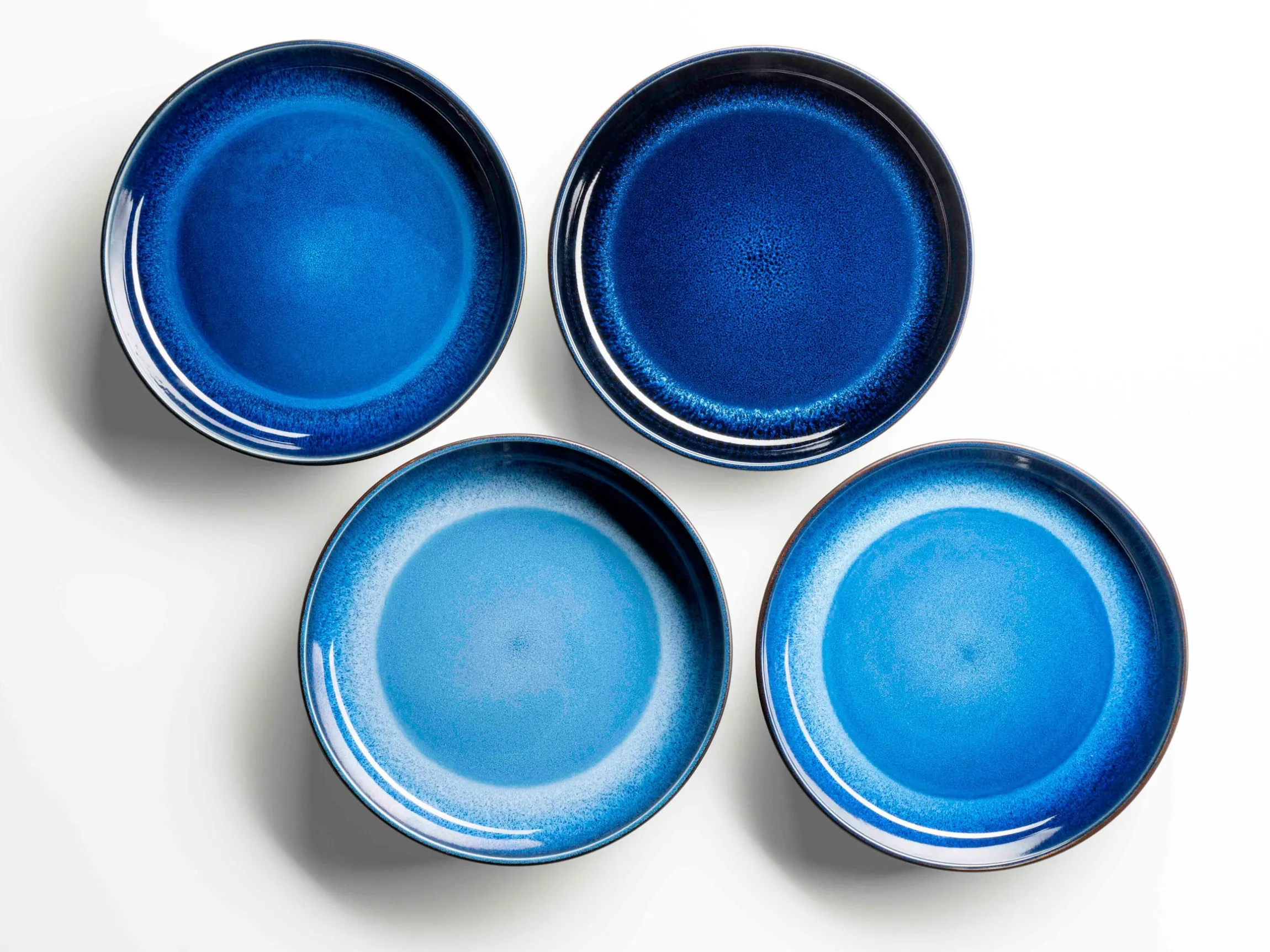 Tafelservice, Steinzeug NIARA Schwarz / Blau