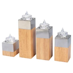Teelichthalter-Set „Advent“, 4-teilig