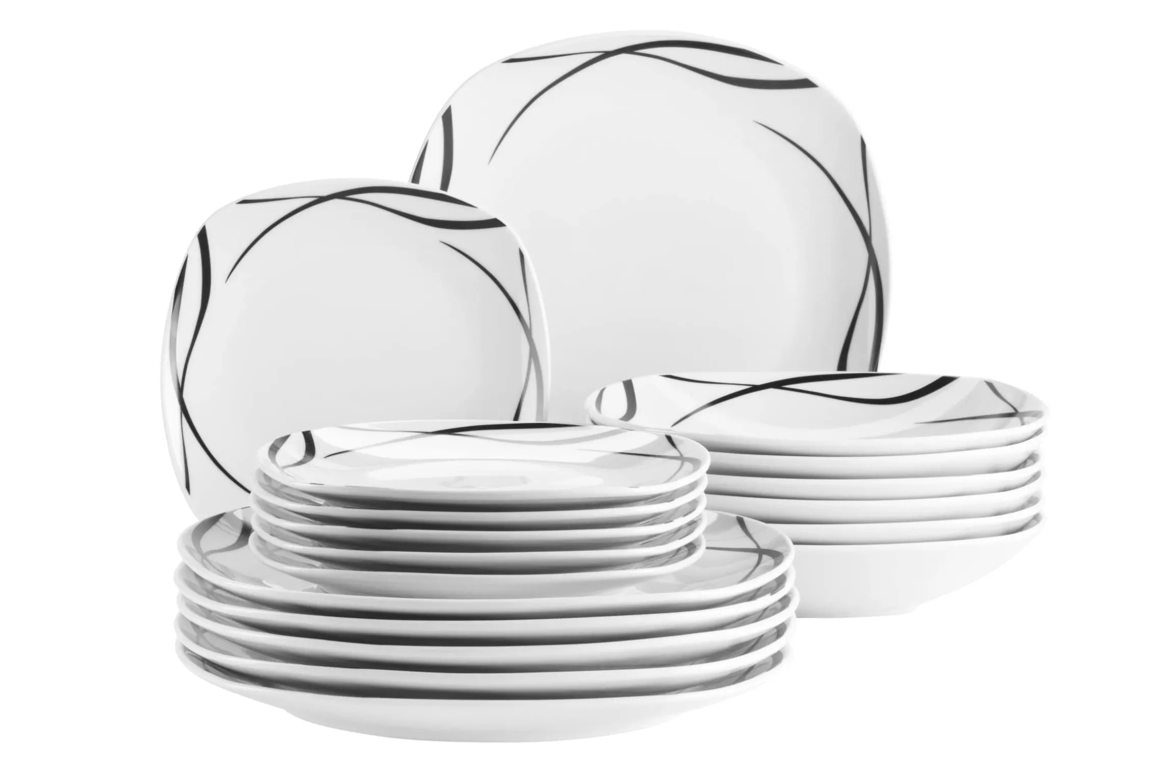 Teller Set, Porzellan DECORA