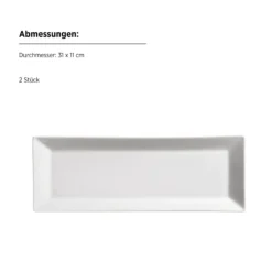 Teller-Set, Porzellan TRENDY LINE