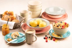 Teller-Set, Steingut Lumaca Berry