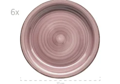 Teller-Set, Steingut Lumaca Berry