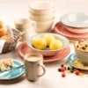 Teller-Set, Steingut Lumaca Dunkelblau