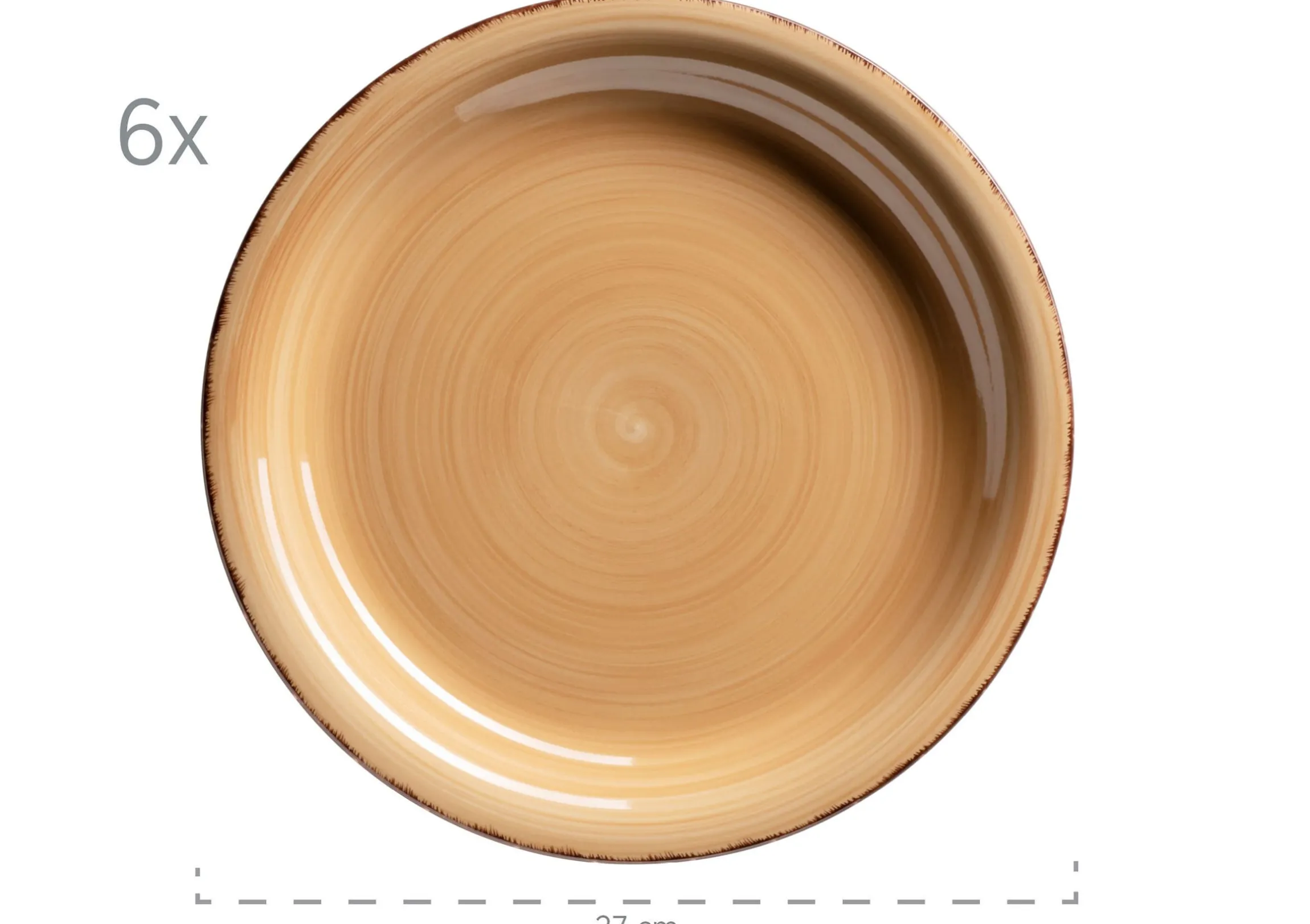Teller-Set, Steingut Lumaca Laguna