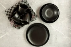 Teller Set, Steinzeug Essential