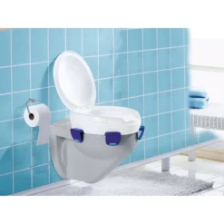 Toilettensitzerhöhung "Klipp" mit Deckel
