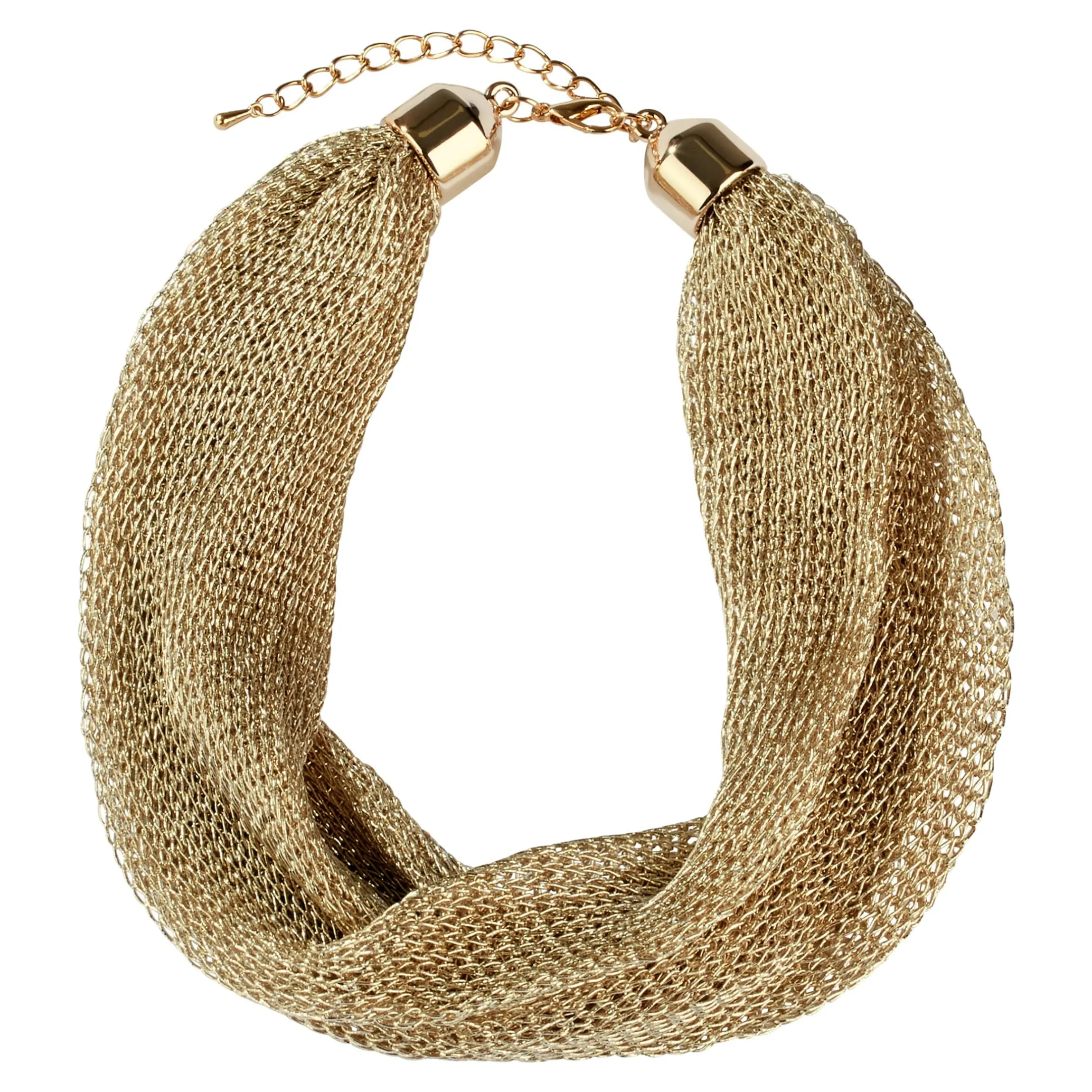 Tuch-Kette gold