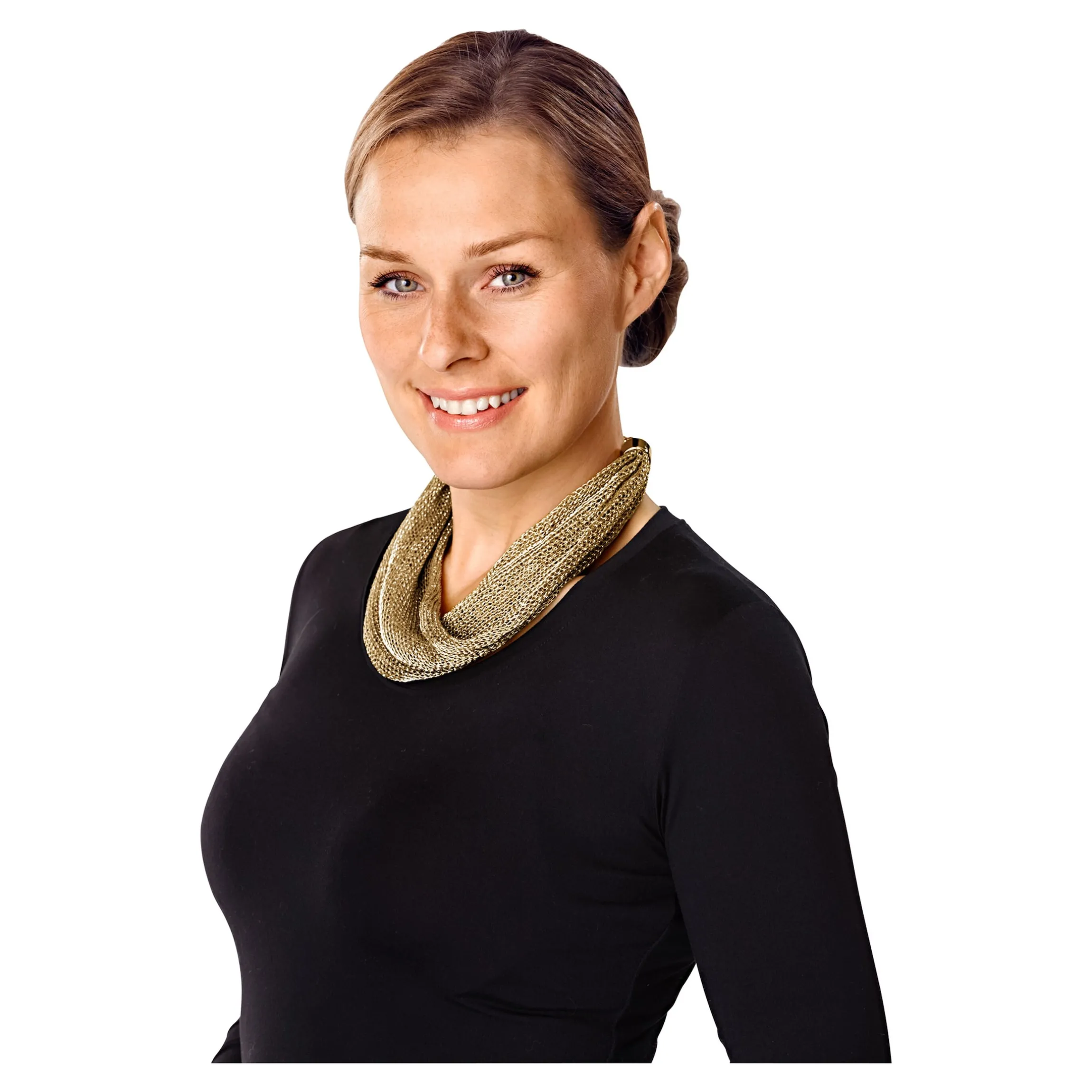 Tuch-Kette gold