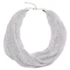 Tuch-Kette silber