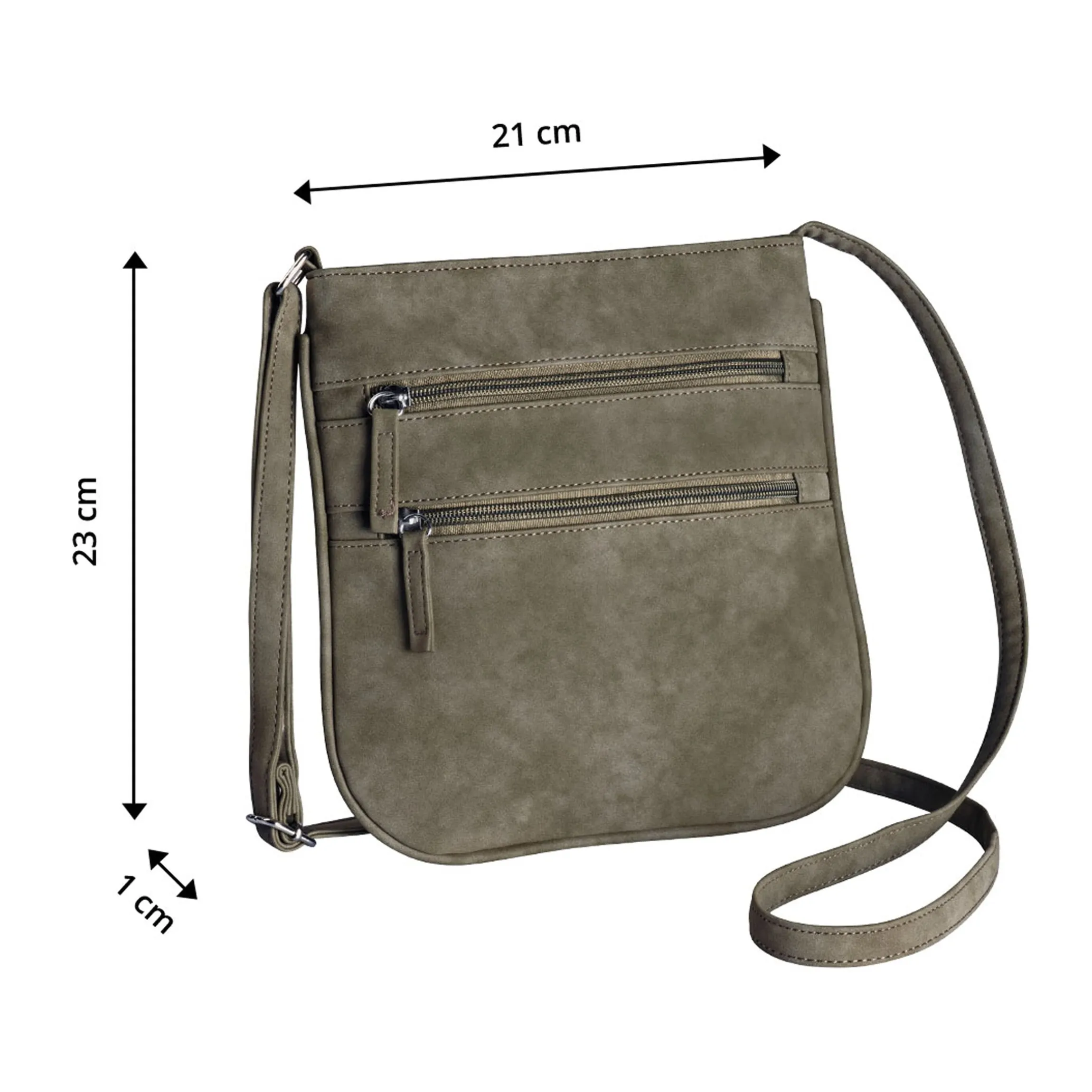 Umhängetasche "Ella" khaki