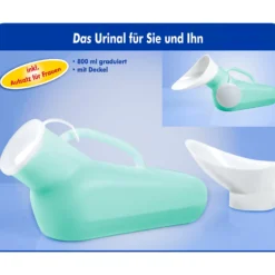 Urinal, unisex mint