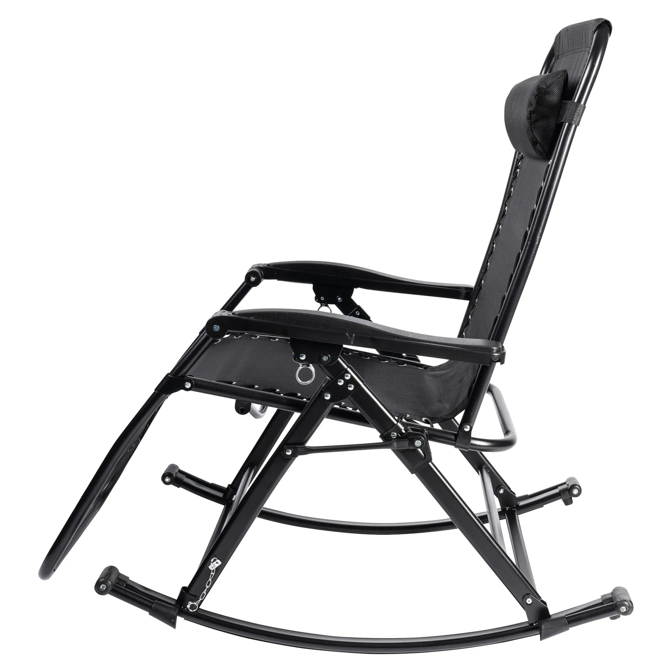 Variabler-Schaukelstuhl "Ergo" mit Liegefunktion, Fußstütze und verstellbarem Kissen