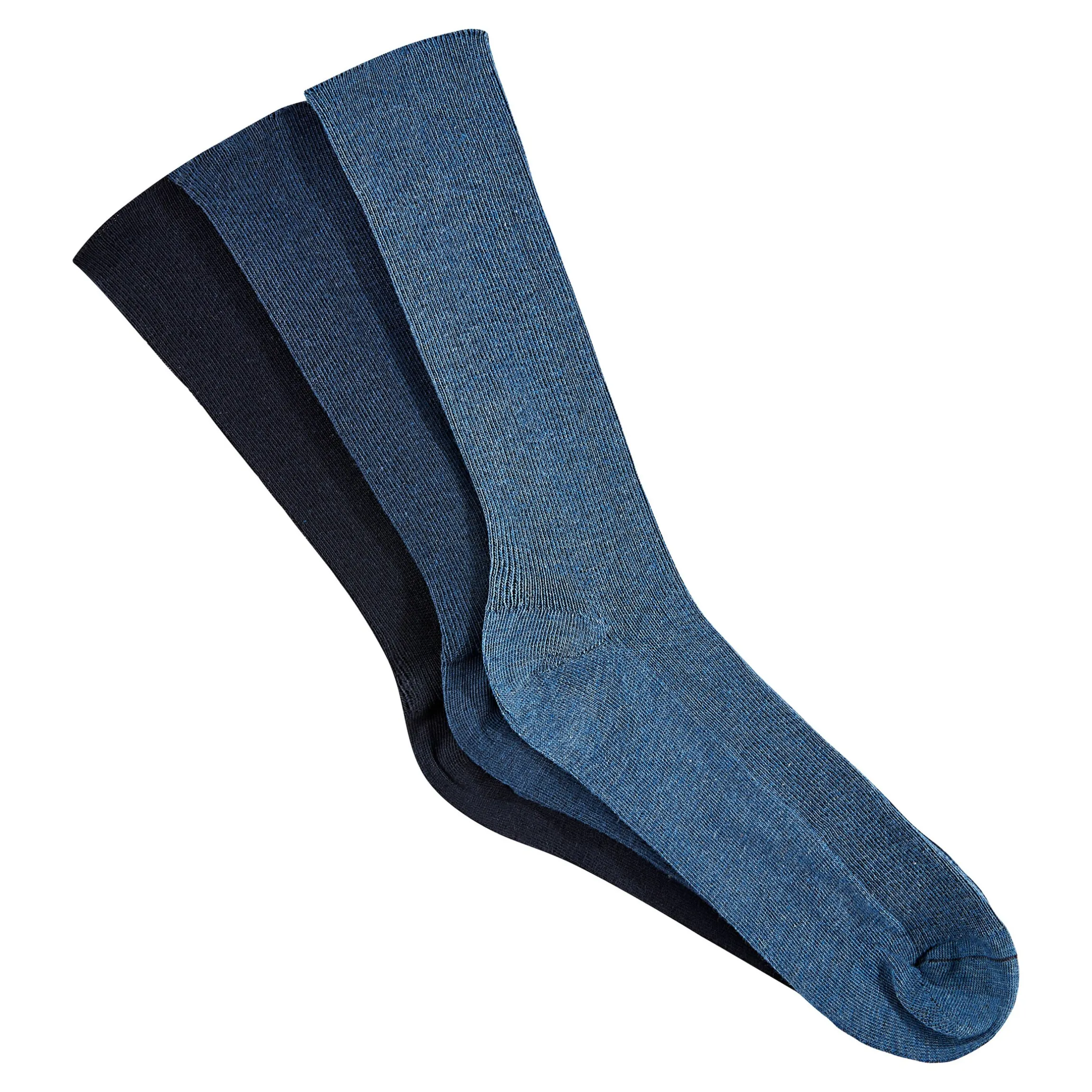 Venensocken, 3 Paar blau