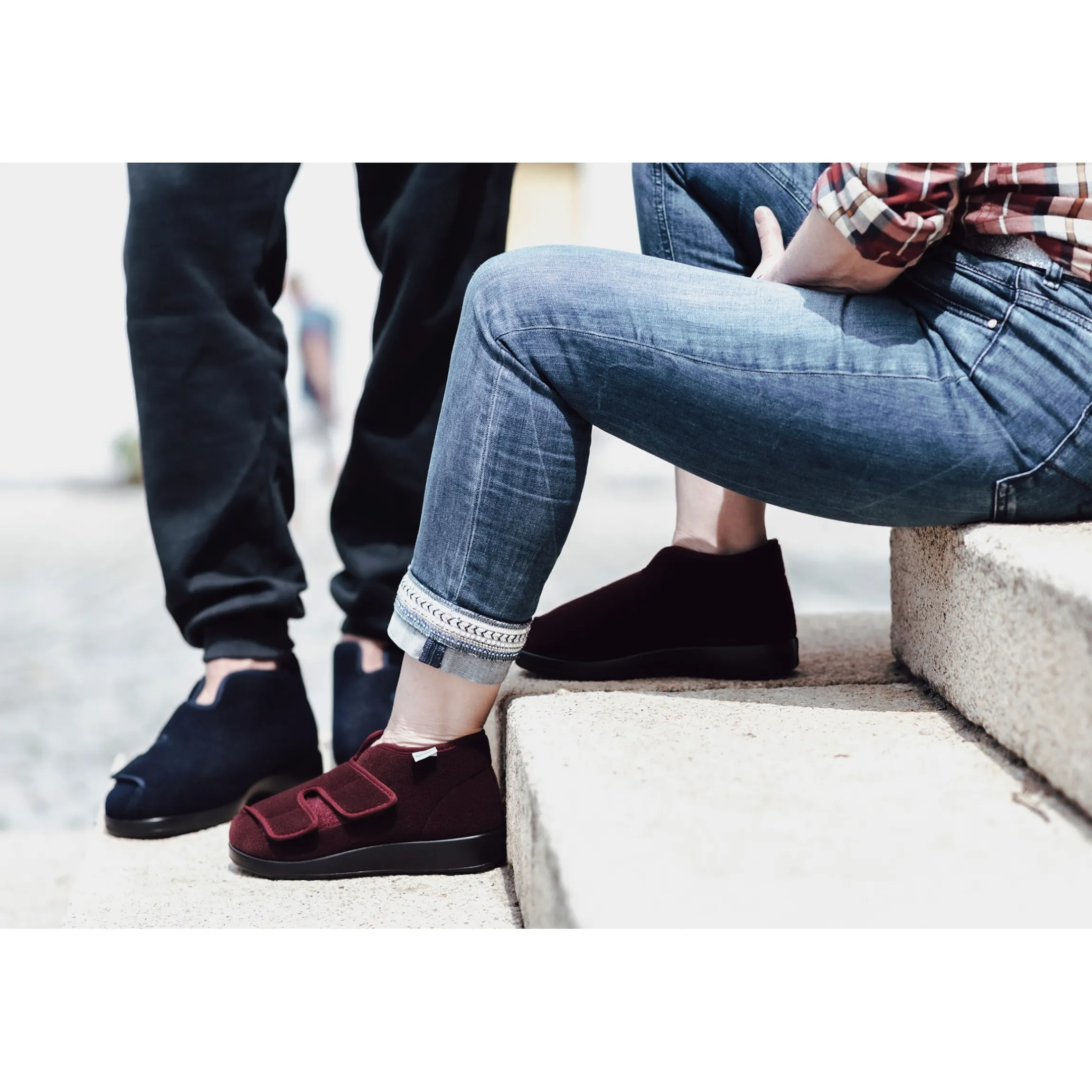 Verbandschuh Genua bordeaux