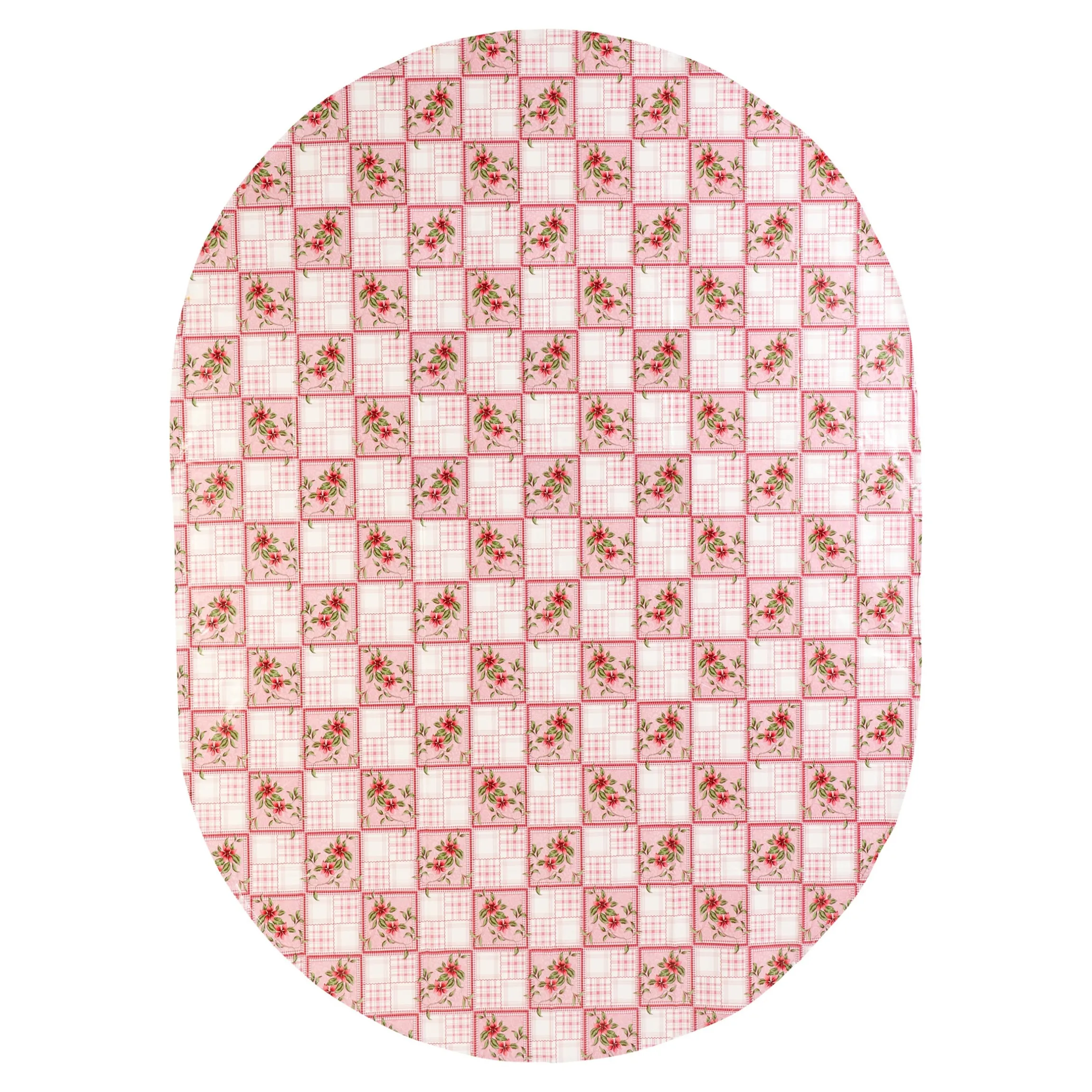 Wachstischtuch "Fleur" 160x220 cm, oval