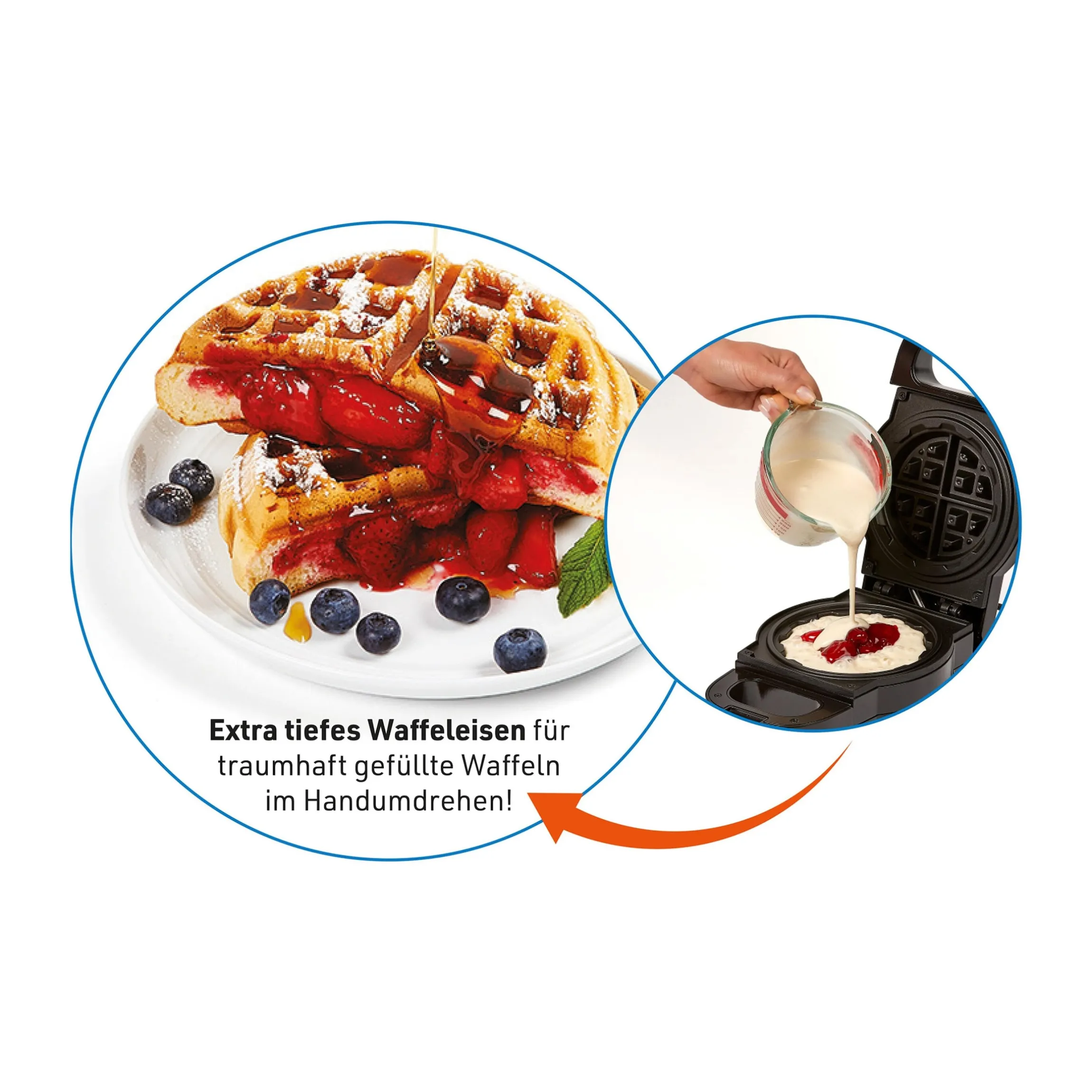 Waffeleisen "PowerXL Waffle Star" 13 cm