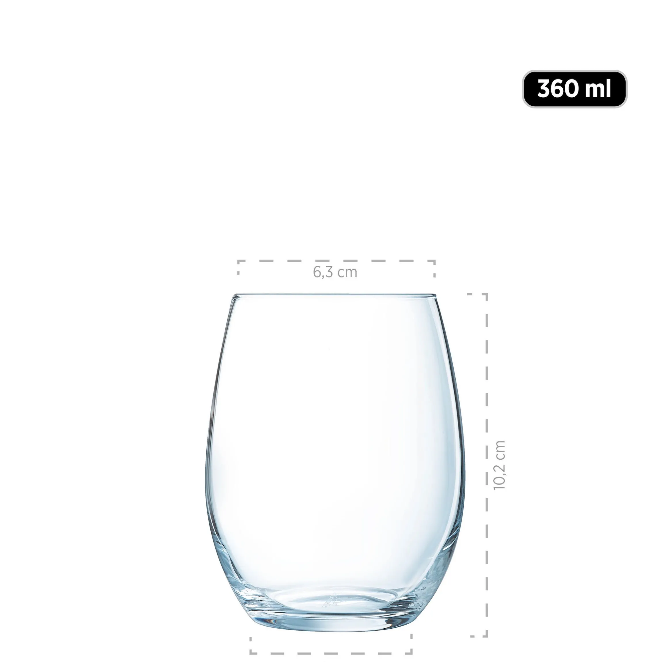 Wasserglas-Set, Kristall Il Premio 6 x Wasserglas