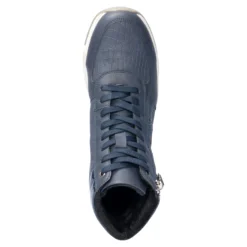 Wärme-Knöchelsneaker "Kati" mit Reißverschluss, gefüttert marine