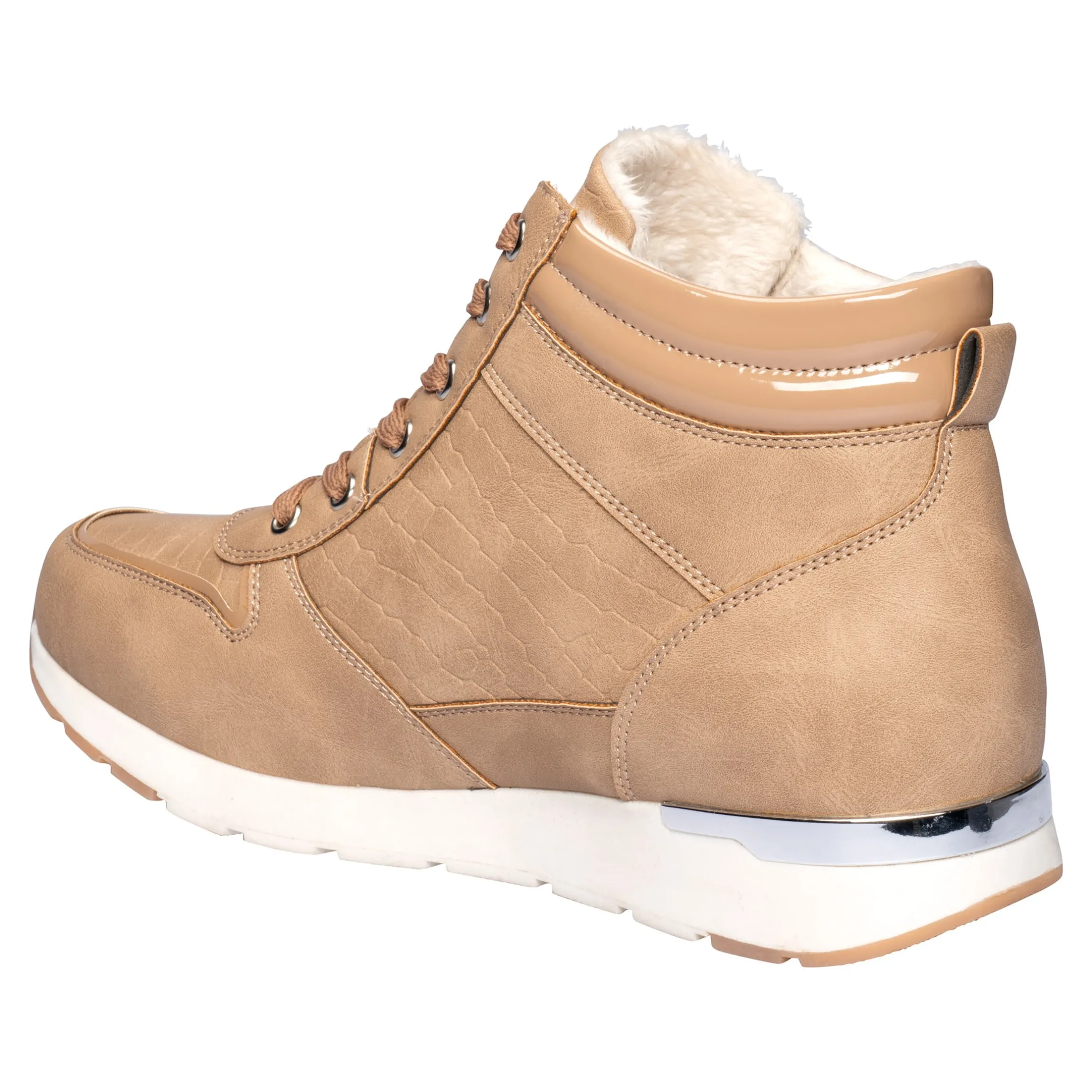 Wärme-Knöchelsneaker „Katja“ taupe